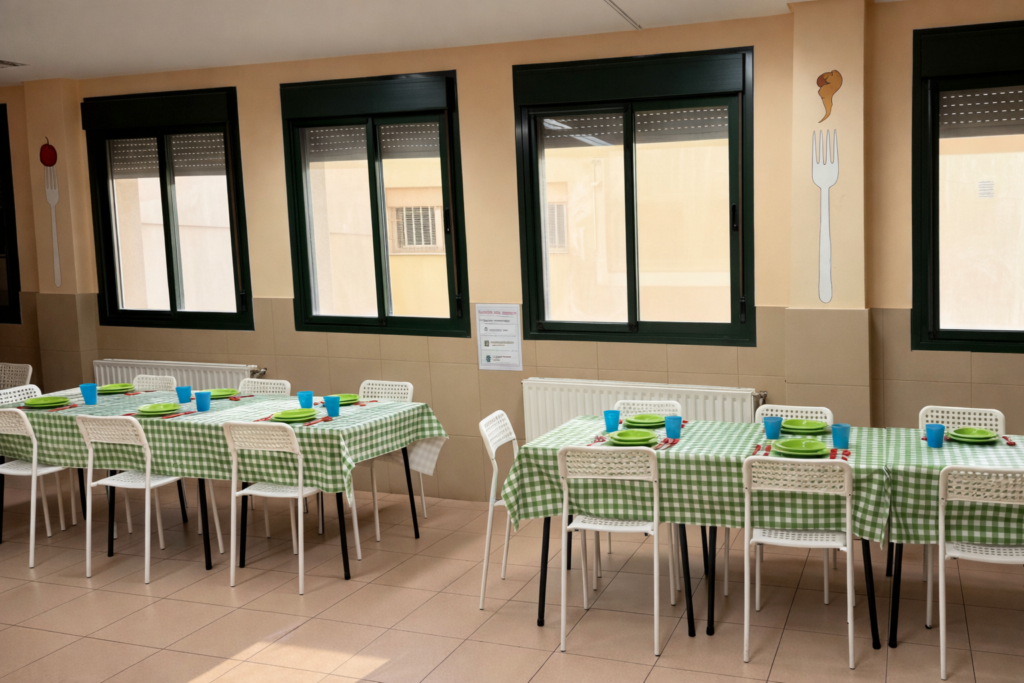 Comedor del colegio JRJ