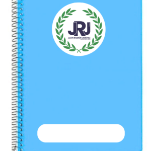 Cuaderno azul espiral