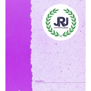 Cuaderno morado grapa