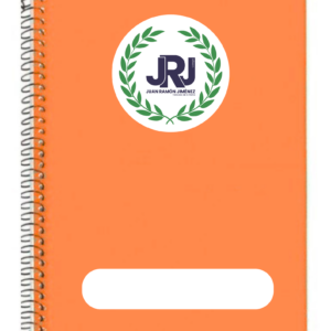 Cuaderno naranja espiral