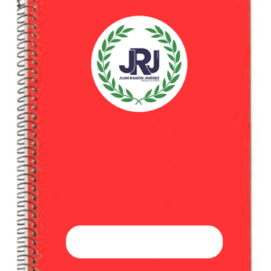 Cuaderno rojo espiral